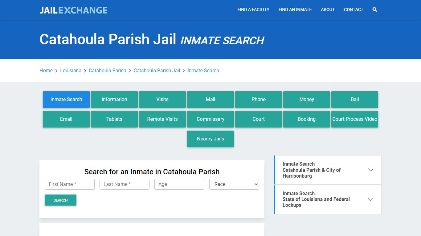 Catahoula Parish Jail, LA Inmate Search: Roster & Mugshots